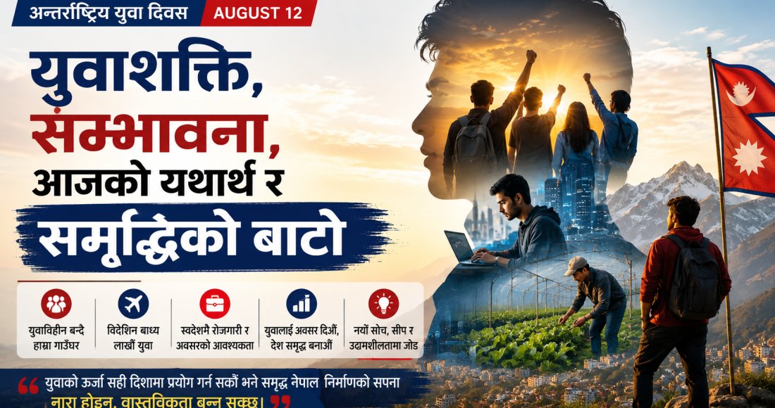 युवाशक्ति, सम्भावना र समृद्धिको बाटो