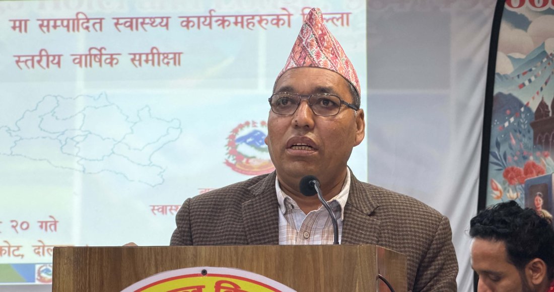 आर्थिक वर्षको अन्त्यमा औषधि किनेर झाडीमा फाल्ने गरिएको छ : घतानी