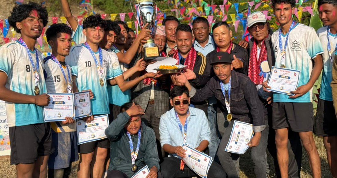 विगुमा वडाध्यक्ष कप भलिबल सम्पन्न, गौरीशंकरको सुरि बन्यो विजेता