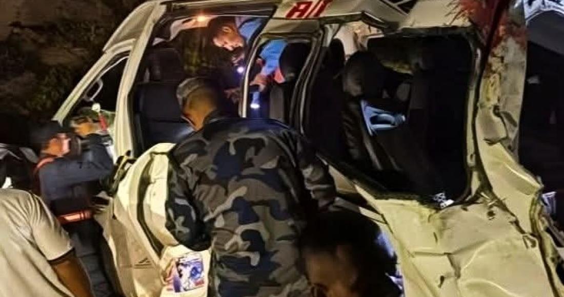 गोरखामा माइक्रो दुर्घटना : ७ भारतीय तीर्थयात्रीको मृत्यु, ८ घाइते