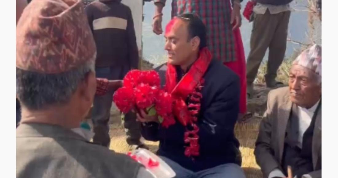 दोलखा झ्याकुमा विशाल खड्काको भेटघाट कार्यक्रम, स्थानीयको भरोसा झन् मजबुत