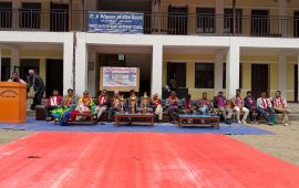 बिगुमा वडास्तरीय शिक्षक–कर्मचारी भलिबल प्रतियोगिता सुरु