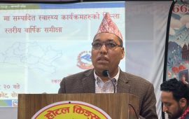 आर्थिक वर्षको अन्त्यमा औषधि किनेर झाडीमा फाल्ने गरिएको छ : घतानी