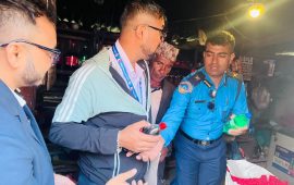 गौरीशंकरका ग्रामीण बजारमा अनुगमन, व्यवसायीलाई मापदण्ड पालना गर्न आग्रह