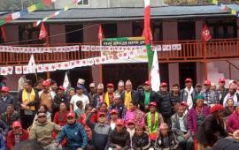 दोलखामा नेकपाको संगठन विस्तार आक्रामक: लामाबगरबाट ४० भन्दा बढी नेता-कार्यकर्ता पार्टी प्रवेश
