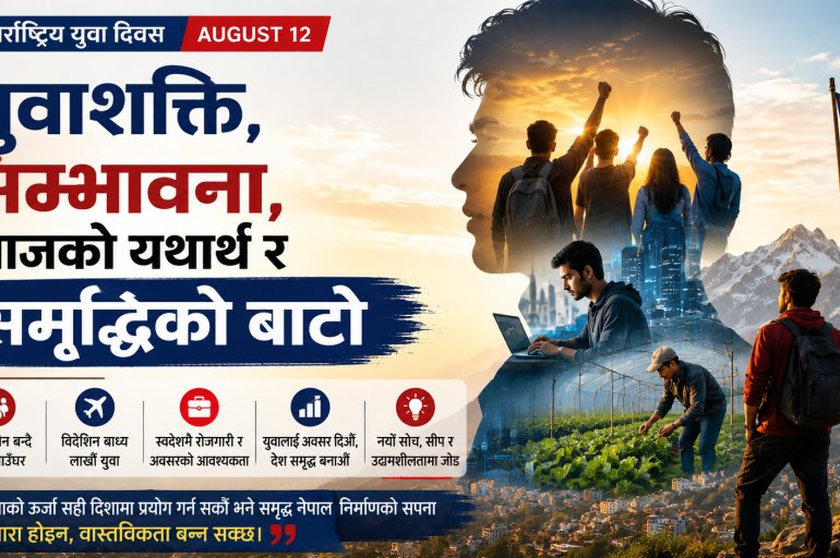 युवाशक्ति, सम्भावना र समृद्धिको बाटो