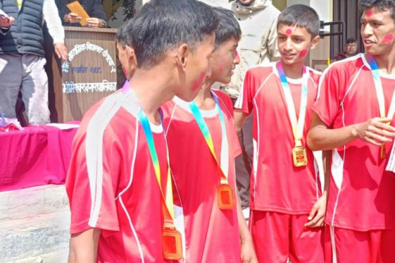 वडा अध्यक्ष कप भलिबल–२०८२ : महेन्द्रोदय माटी च्याम्पियन