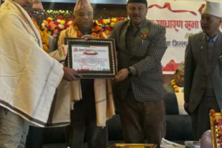 दोलखामा पत्रकार सृजन घिमिरेलाई ‘पशुपति स्मृति सहकारी पुरस्कार’