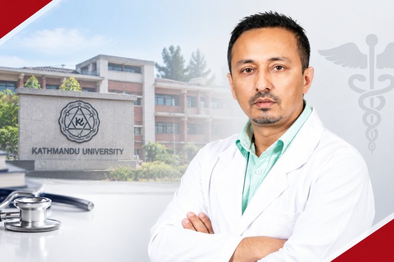 काठमाडौं विश्वविद्यालयको चिकित्सा विज्ञान अध्ययन संस्थानको डिनमा प्रा.डा.दीपक कुँवर नियुक्त