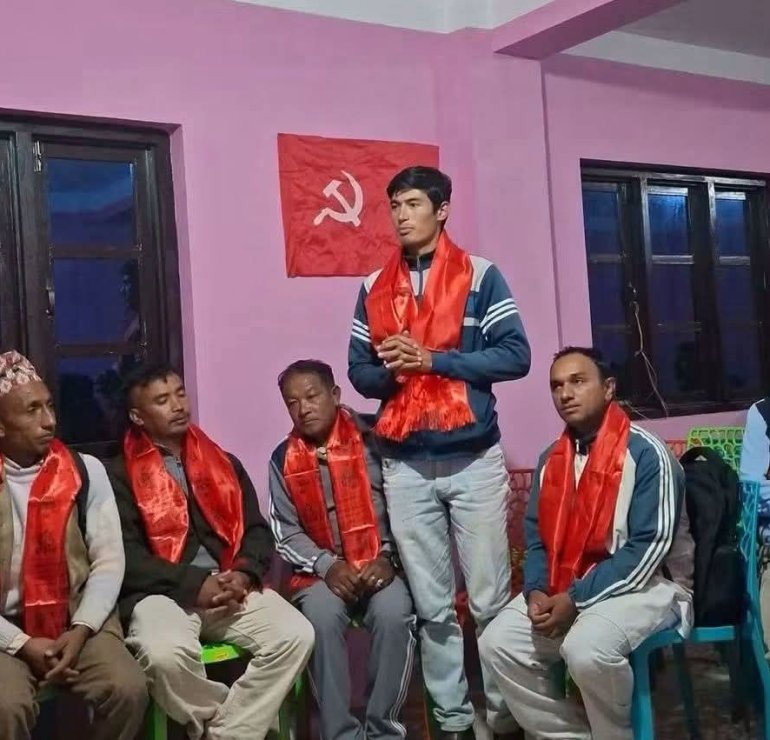 नेकपा शैलुङ गाउँपालिका अध्यक्षमा ३२ वर्षीय आर्टिष्ट मोक्तान