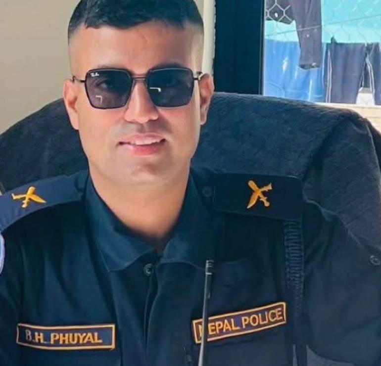 दोलखाका इन्स्पेक्टर विष्णुहरि फुयाल बने बागमती प्रदेशकै ‘सर्वोत्कृष्ट प्रहरी’
