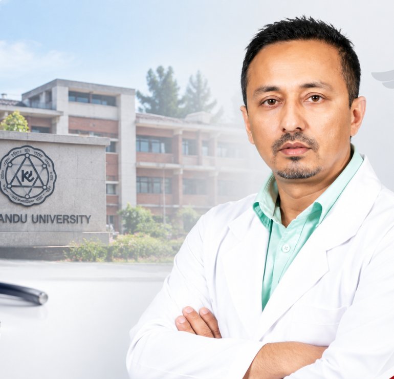 काठमाडौं विश्वविद्यालयको चिकित्सा विज्ञान अध्ययन संस्थानको डिनमा प्रा.डा.दीपक कुँवर नियुक्त